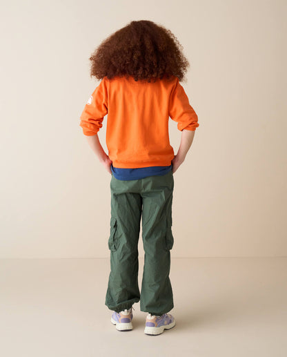 Kids Core Sweatshirt, Coral 7-9 Years