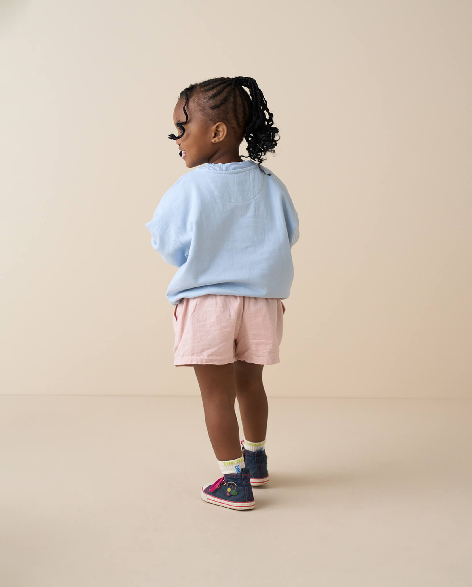 Kids Core Sweatshirt, Sky Blue 3-5 Years