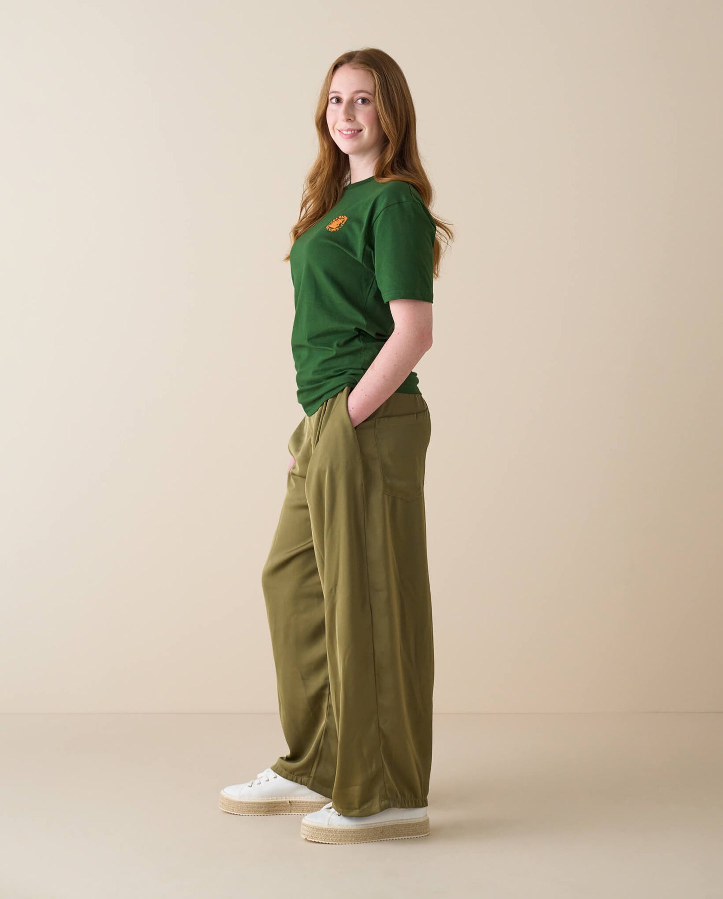 Unisex Crewneck T-Shirt Moss