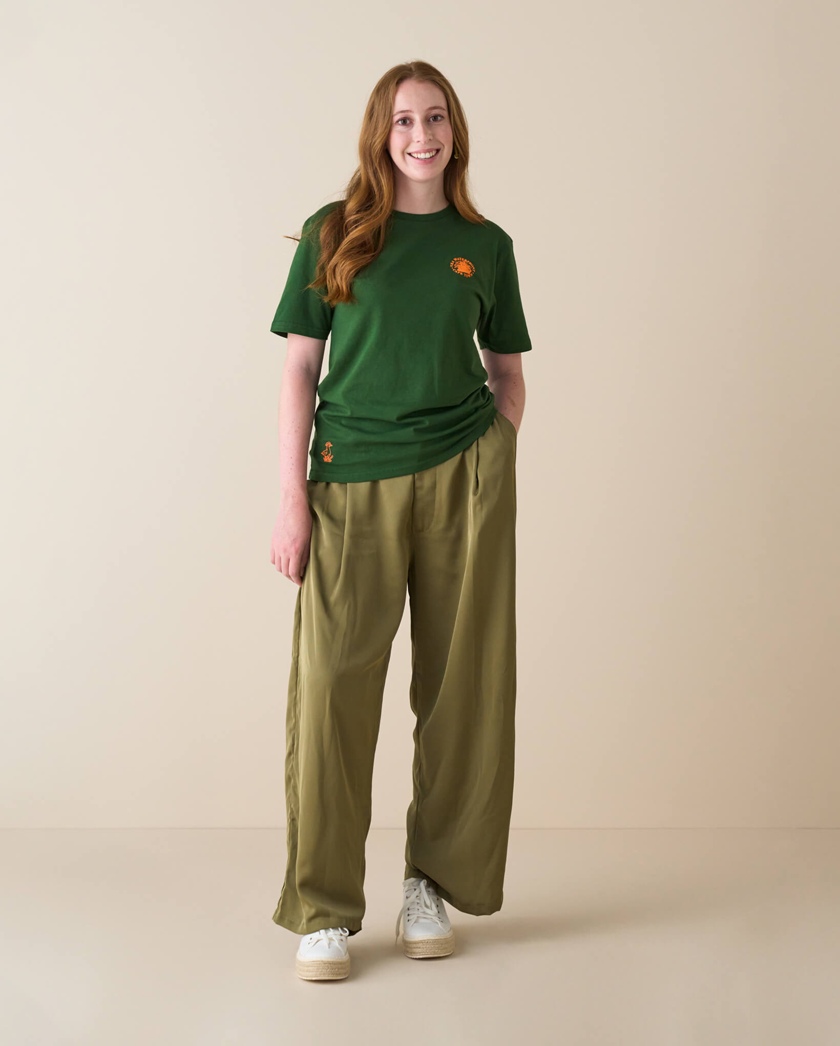 Unisex Crewneck T-Shirt Moss