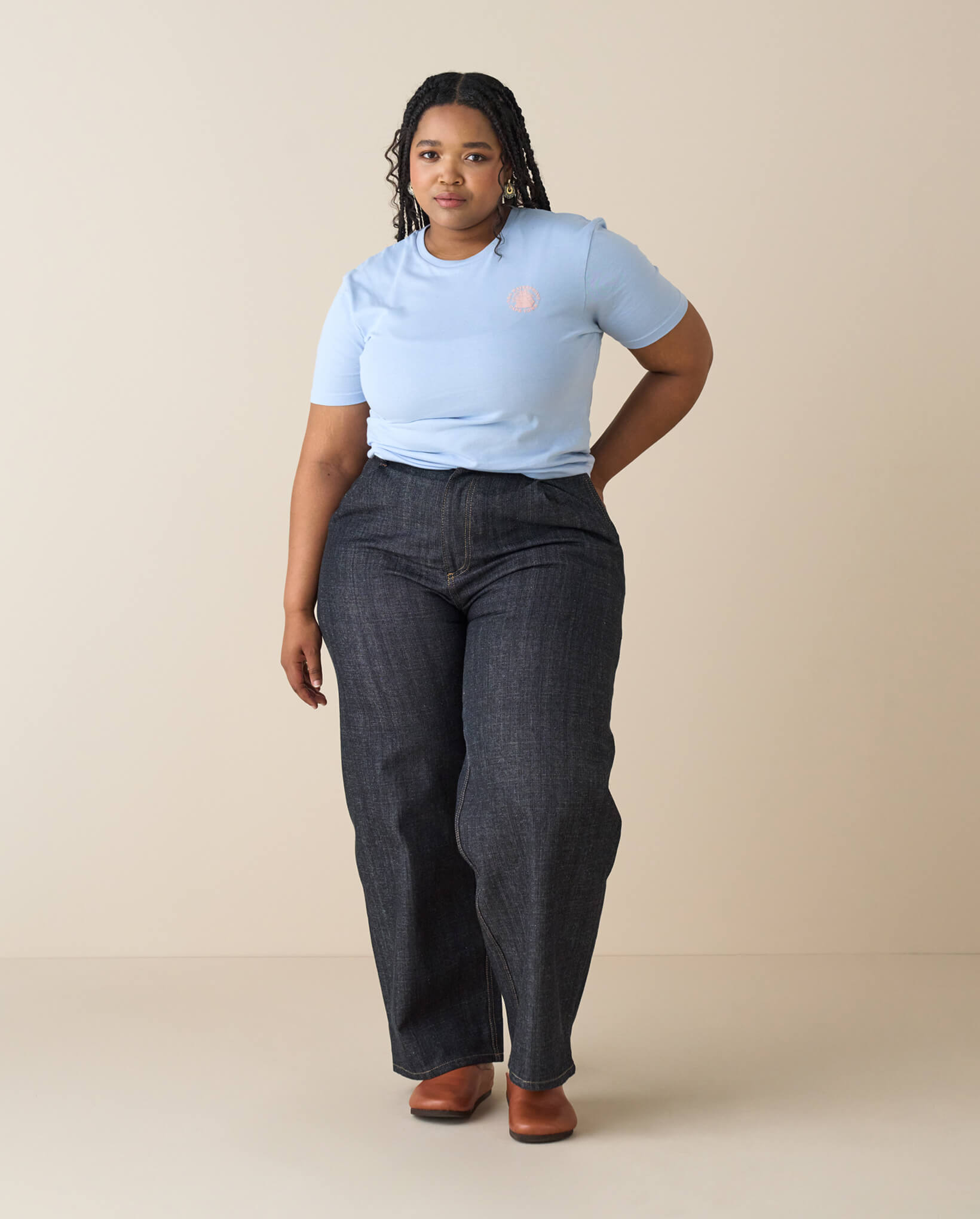 Unisex Crewneck T-Shirt Sky Blue