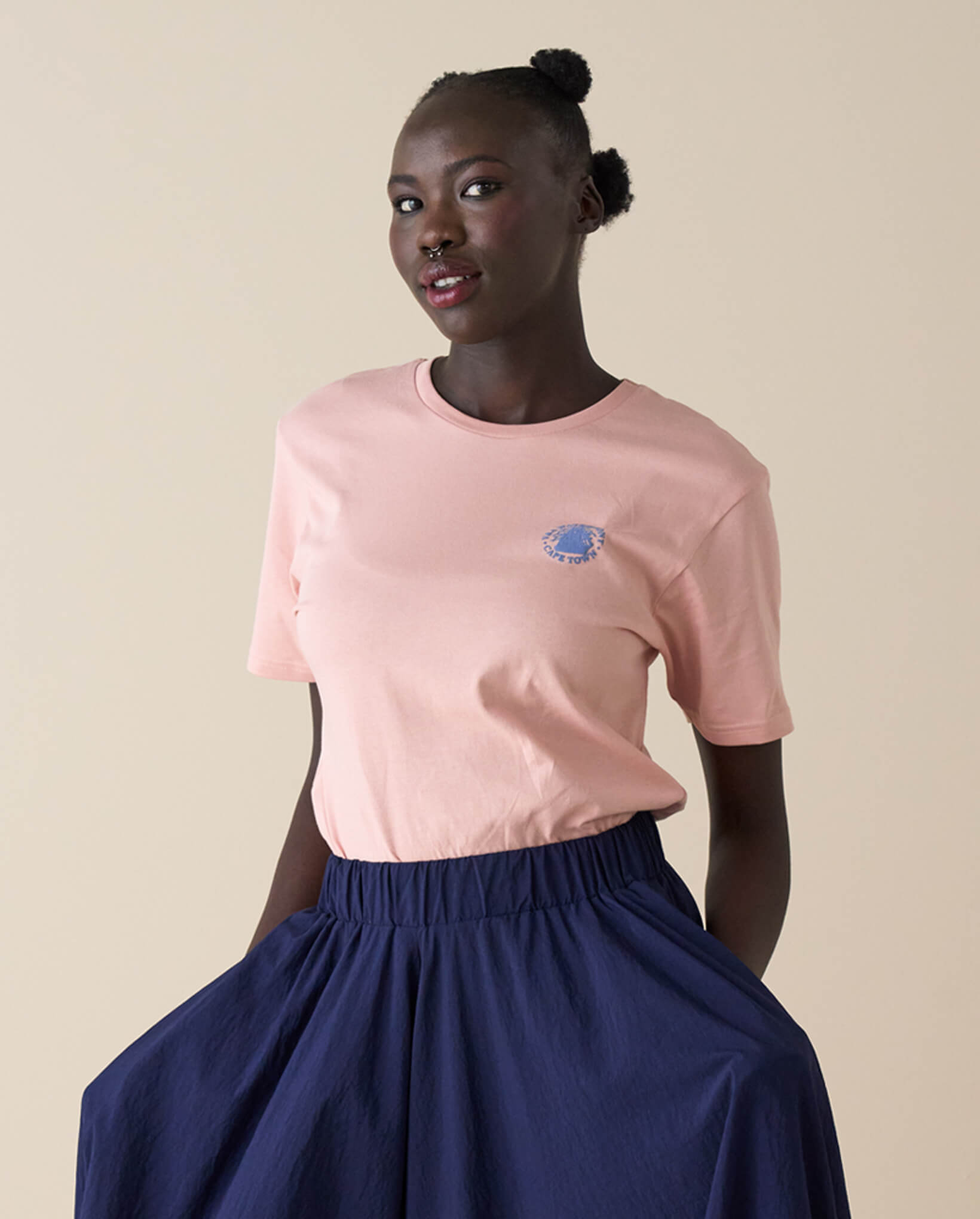 Unisex Crewneck T-Shirt Misty Rose