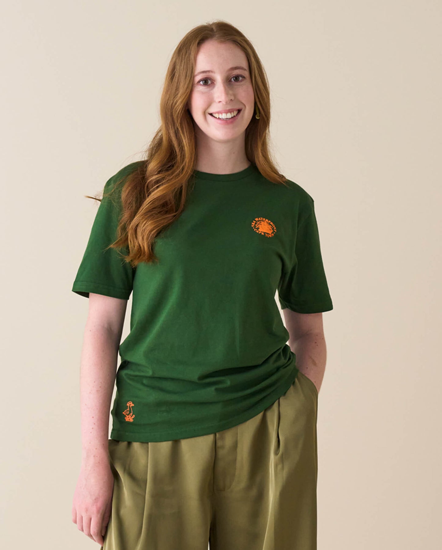 Unisex Crewneck T-Shirt Moss