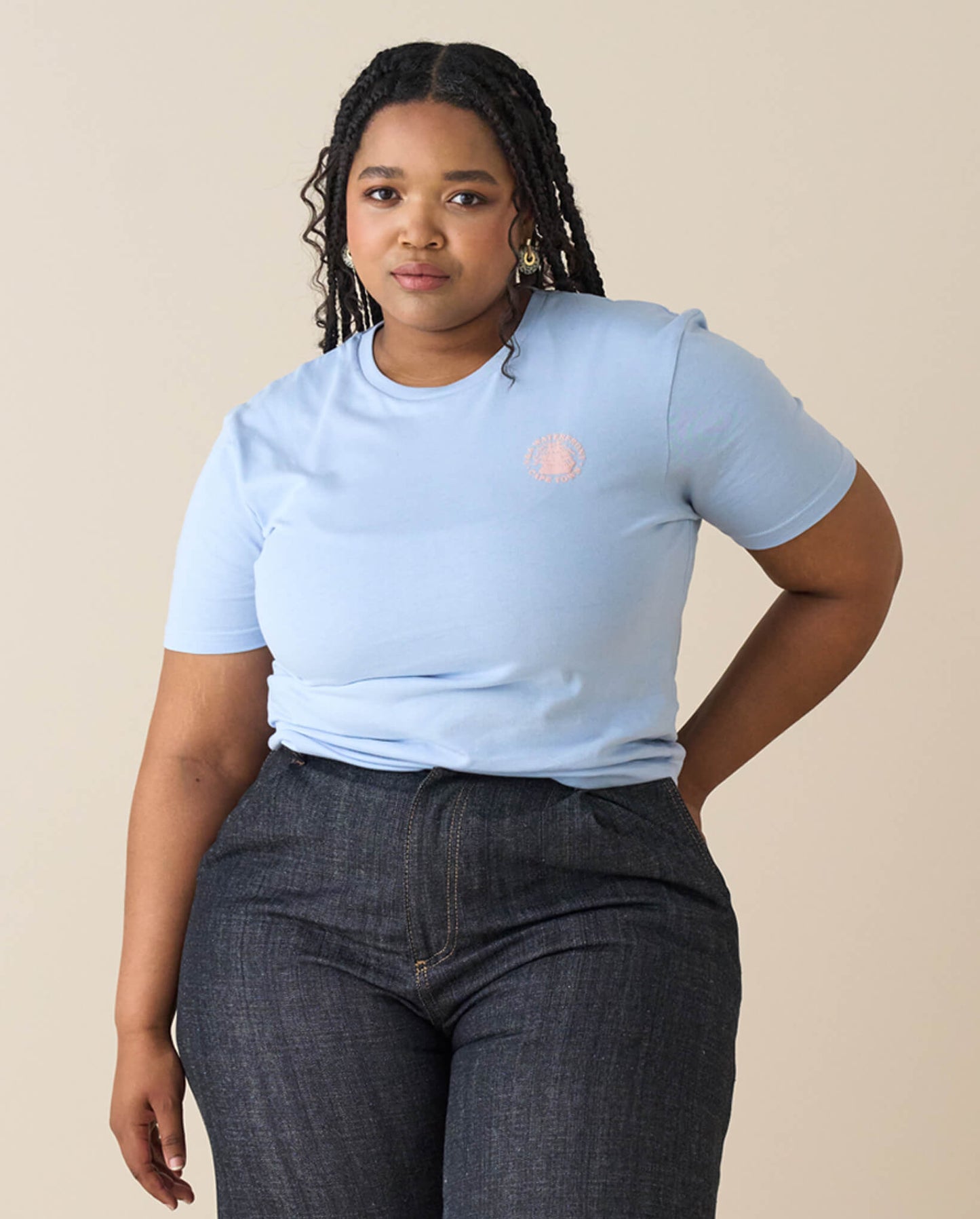 Unisex Crewneck T-Shirt Sky Blue