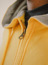 Unisex Hoodie with Zip Yellow