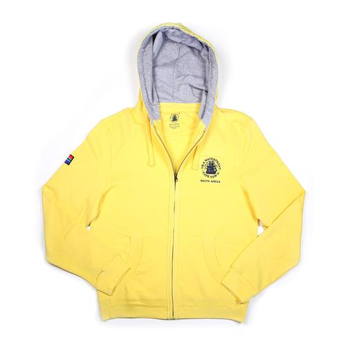 Unisex Hoodie with Zip Yellow