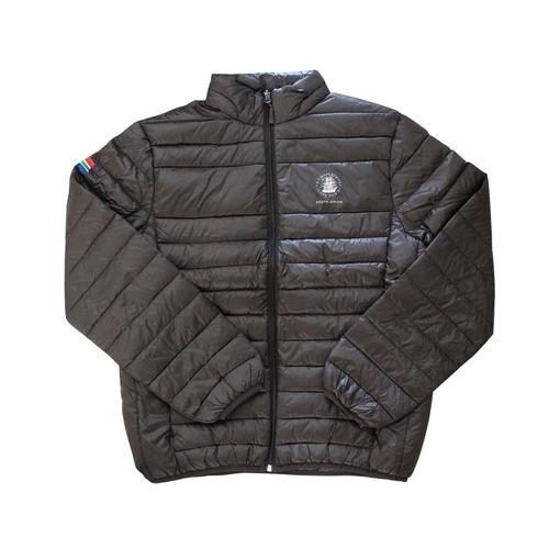 Ladies Goose Down Puffer Jacket Charcoal