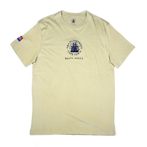 Mens Short Sleeve T-shirt Khaki