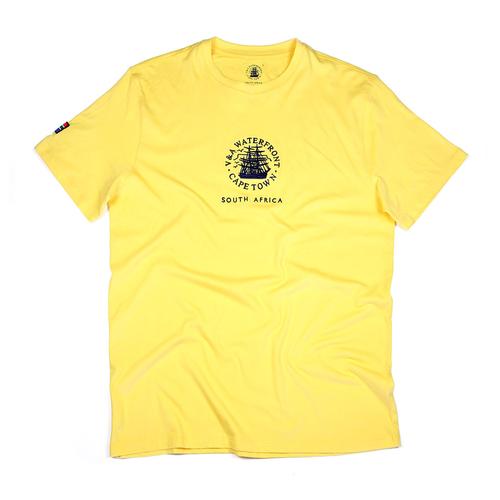 Mens Short Sleeve T-shirt Yellow